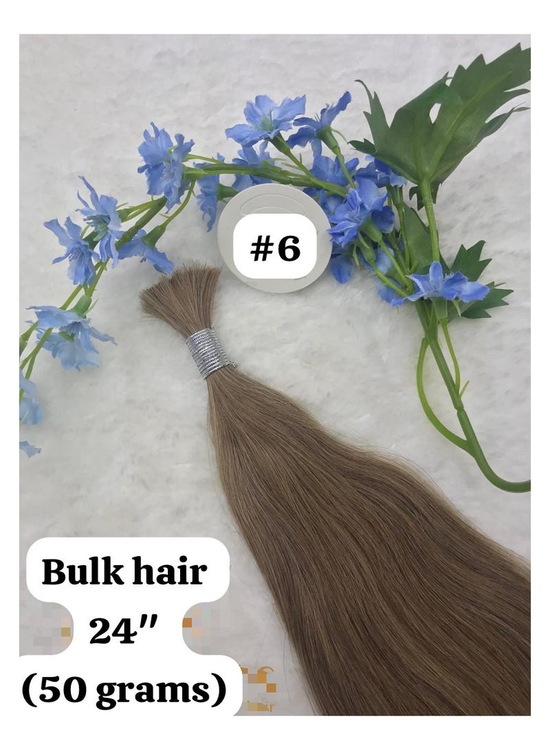 إستيل شعر بشري مفرود بكميات كبيرة للضفائر 100% شعر بشري ريمي ملون6 - Image 1