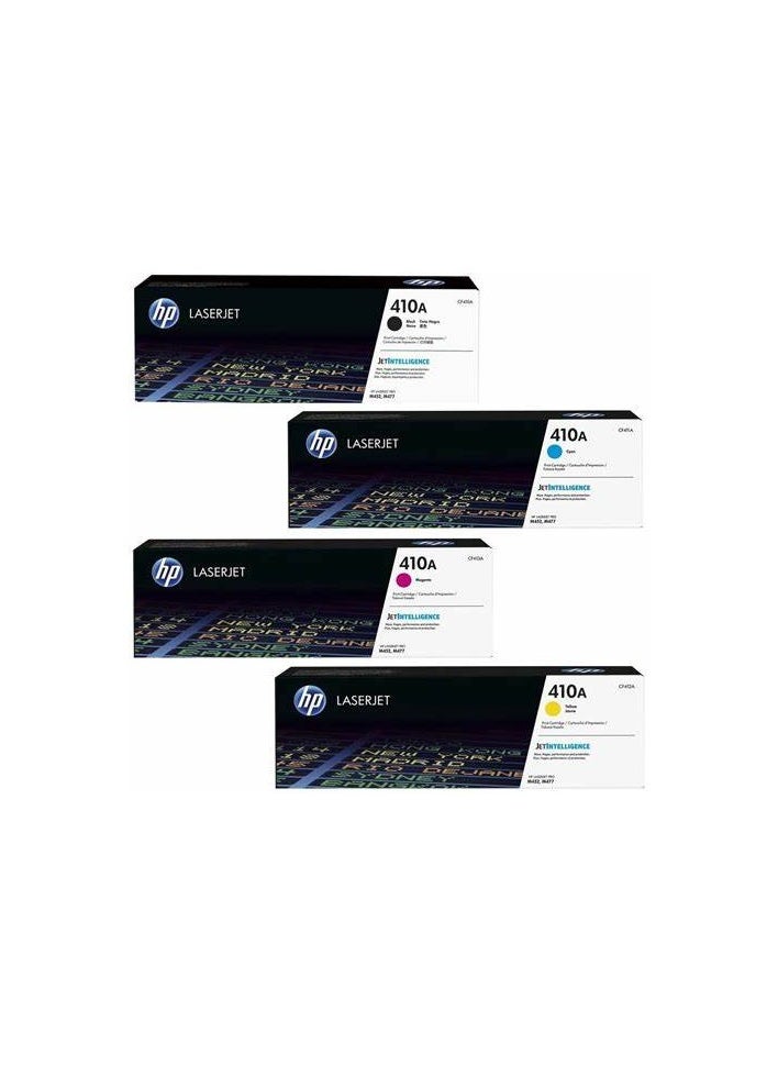 أتش بي إي طقم حبر اتش بي 410A أصلي ( أسود + ألوان ) لطابعات ليزر HP  - Image 2