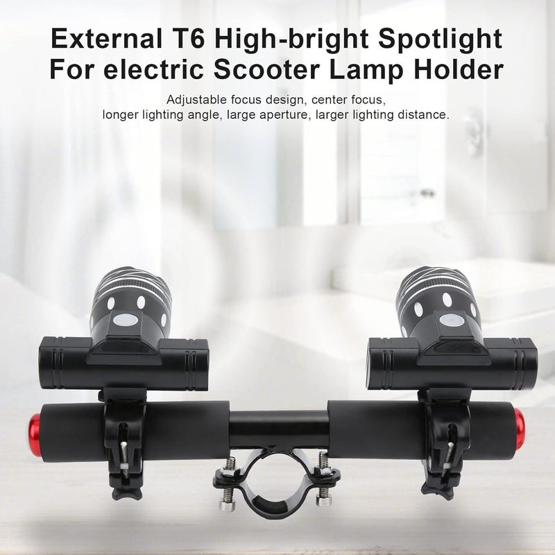 Cryfokt Electric Scooter Front LED Light Set, Rechargeable Adjustable Light for M365 Pro KUGOO ETWOW - Image 3