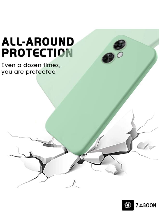 Zaboon Protective Case For OnePlus Nord N30 Pure Color Liquid Silicone Shockproof - Image 4