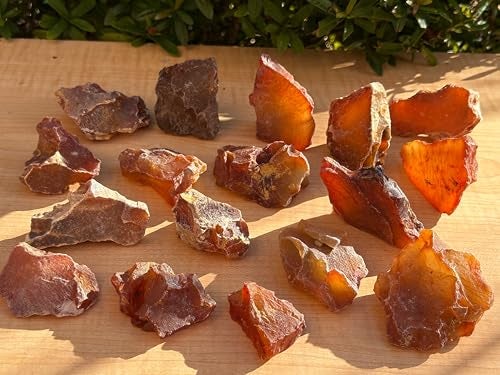 GAF TREASURES Large Raw Carnelian, Natural Carnelian Stone, Natural Rough Carnelian, Carnelian Rough (Carnelian, 1 Piece) - Image 5