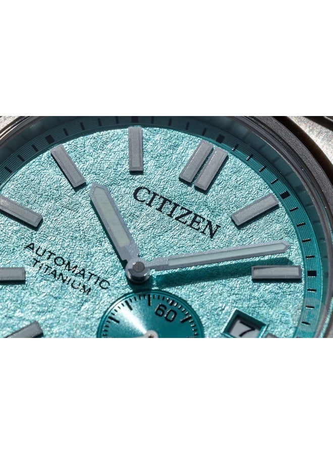 CITIZEN Nj0180-80M Automatic Men'S Watch Titanium 10 Bar Analogue Date Silver, Bracelet - Image 5
