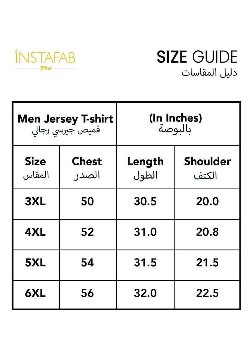 Instafab Plus Men's Solid Black Regular Fit Activewear T-Shirt - Image 4