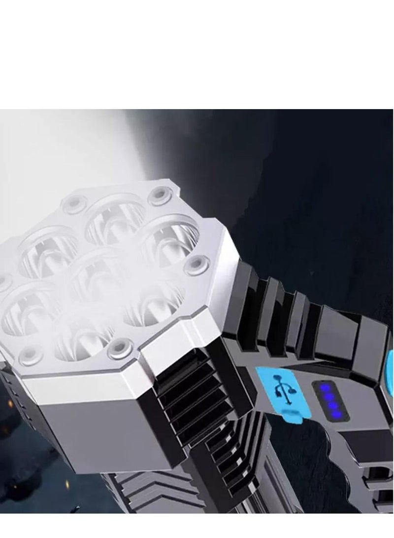 Portable LED Mini Flashlight Black - Image 2