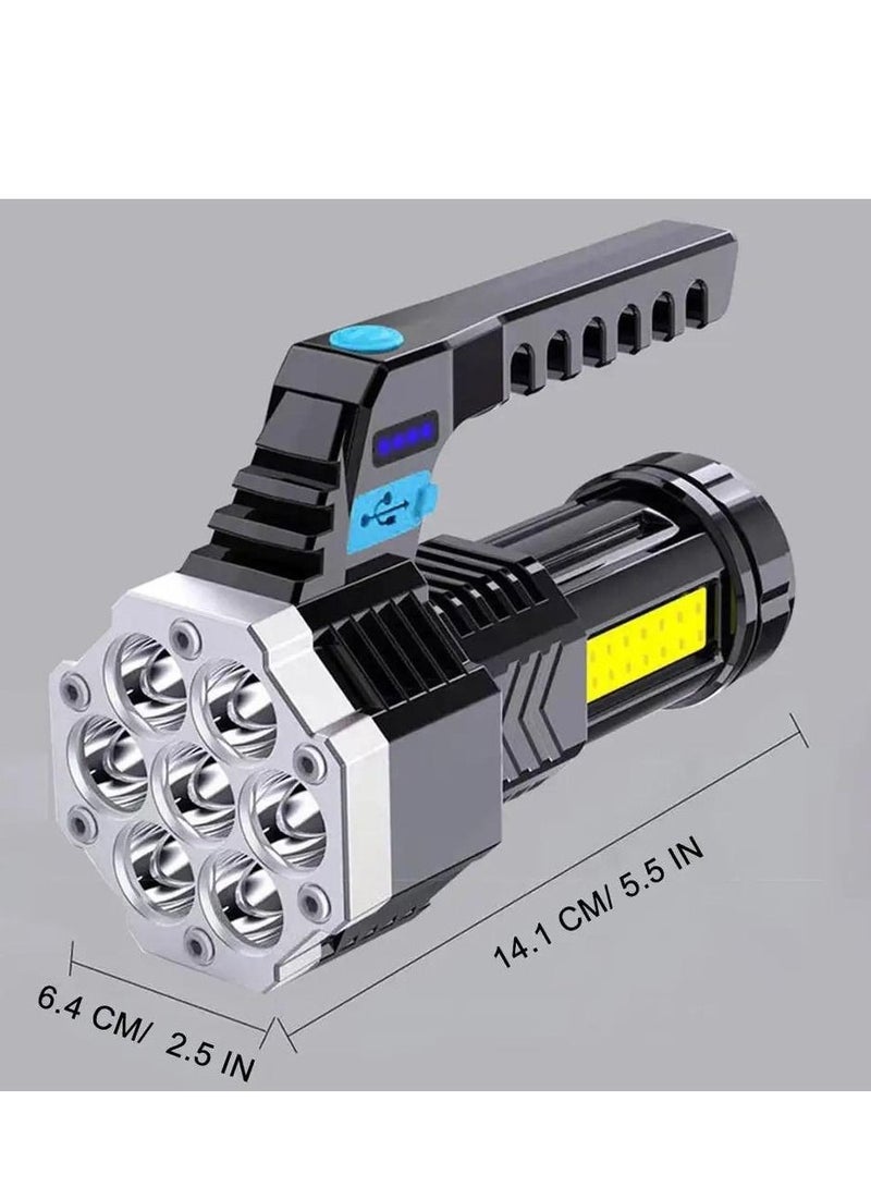 Portable LED Mini Flashlight Black - Image 5