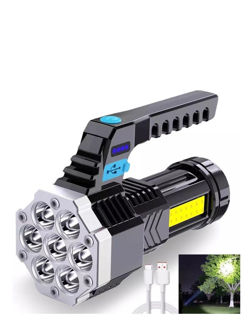 Portable LED Mini Flashlight Black - Image 1