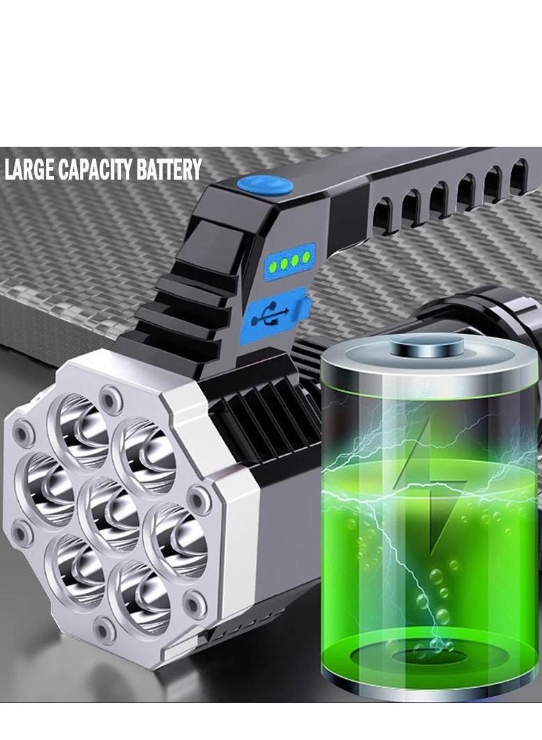 Portable LED Mini Flashlight Black - Image 4