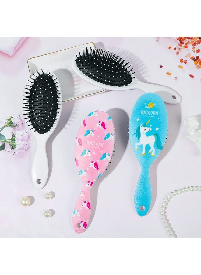 AhlsenL 4 Pack Detangler Hair Brushes, Anti-static Massage Comb Hair Brush for Women Girls Curly Straight Long or Short Hair - Image 5
