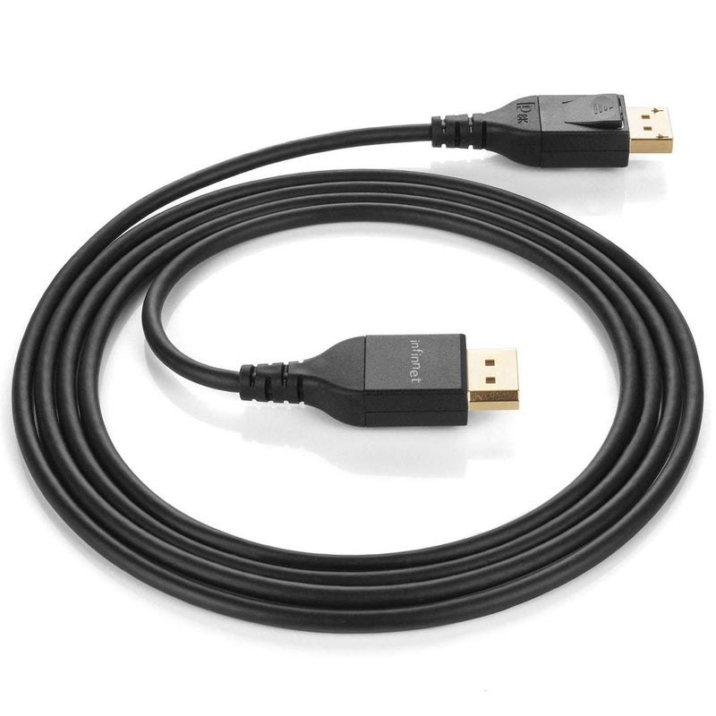 infinnet DisplayPort Cable 1.4, 8K DisplayPort 1.4 1.4a Cable 2K 280Hz 240Hz 165Hz 4K 160Hz 144Hz 1080p 390Hz 360Hz HBR3 Cord HDR VESA Certified, 2m (6 feet) - Image 2