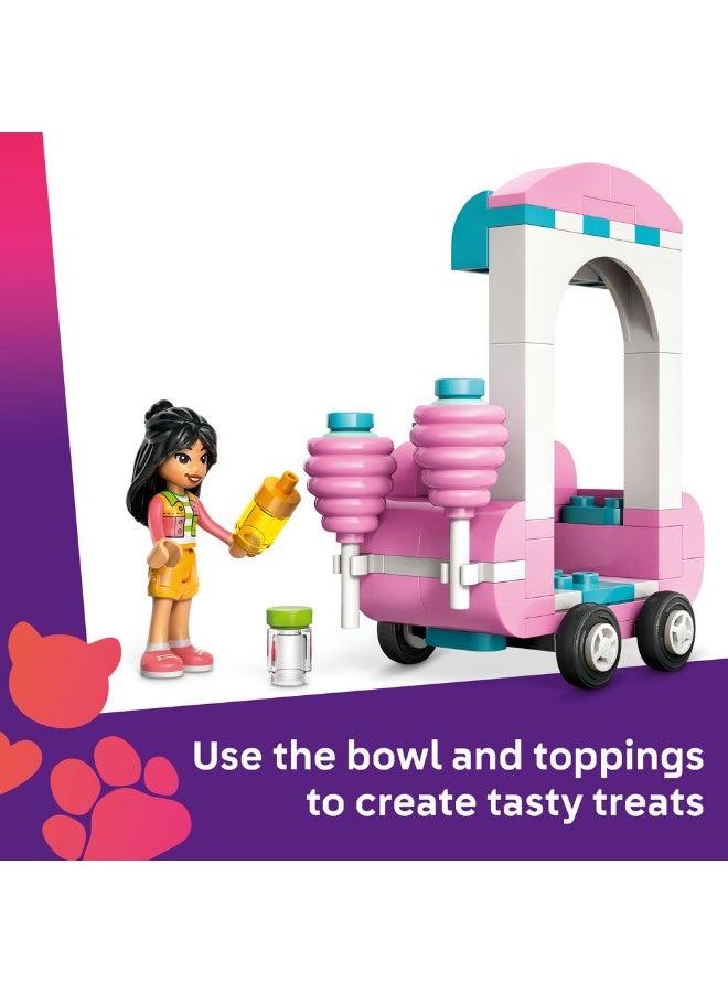 ليغو لعبة السكوتر وعربة الحلوى القطنية من ليغو® فريندز، مجموعة بناء للعب التظاهر الإبداعي 42643 - Image 4