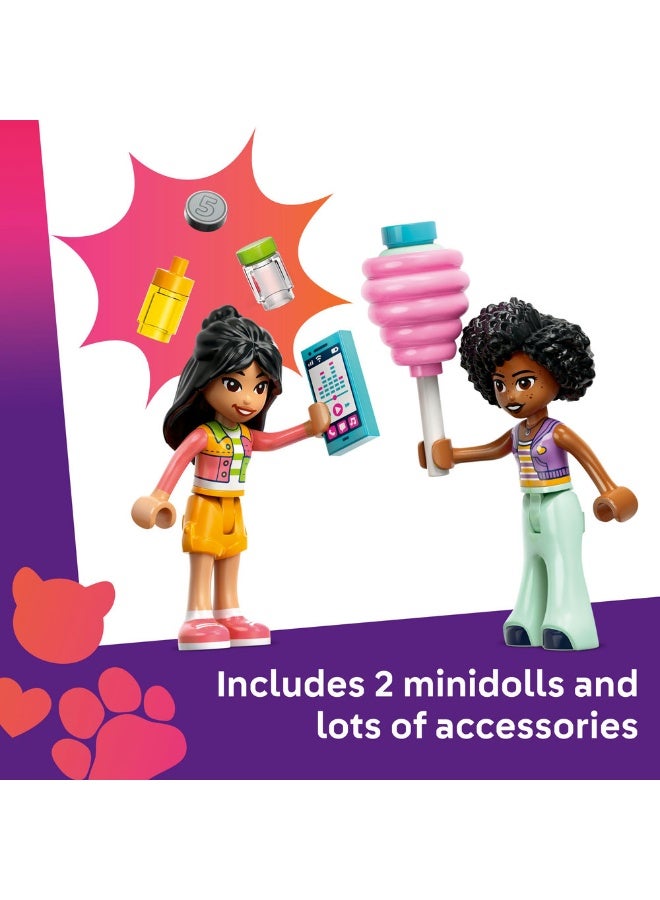 ليغو لعبة السكوتر وعربة الحلوى القطنية من ليغو® فريندز، مجموعة بناء للعب التظاهر الإبداعي 42643 - Image 5