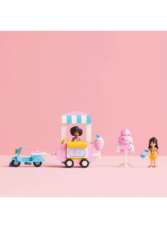LEGO Friends Candyfloss Stand and Scooter Toy, Kids’ Creative Building Set with 2 Character Mini Dolls, Wheelable Food Cart and Accessories, Gift for 6 Plus Year Old Girls 42643 (110 pieces)  - Image 5