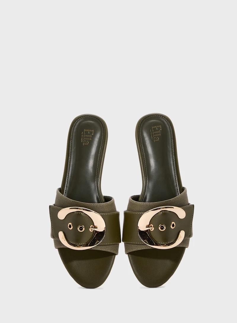 ELLA Flat Sandal With Buckle