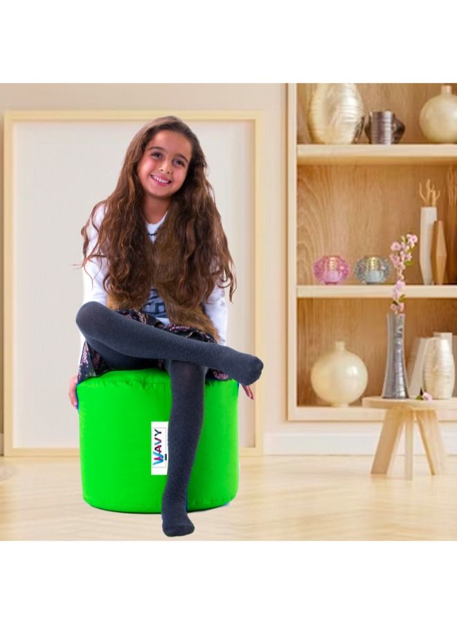 WAVY Green Footstool Bean Bag -  Waterproof - Image 2