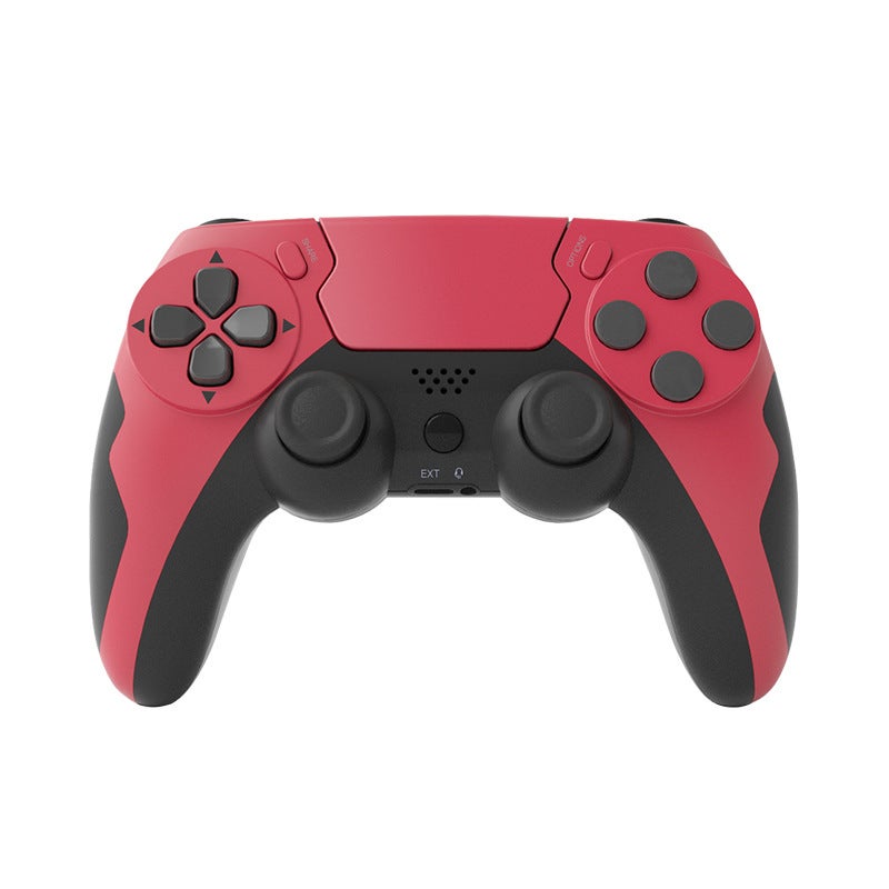 Cross-border P4 game handle Bluetooth wireless computer game handle black myth Wukong vibration six-axis ps4 handle Rose Red