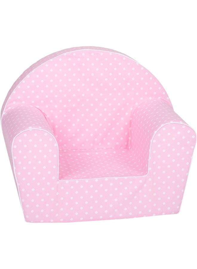 Delsit Arm Chair Pink Polka Dots