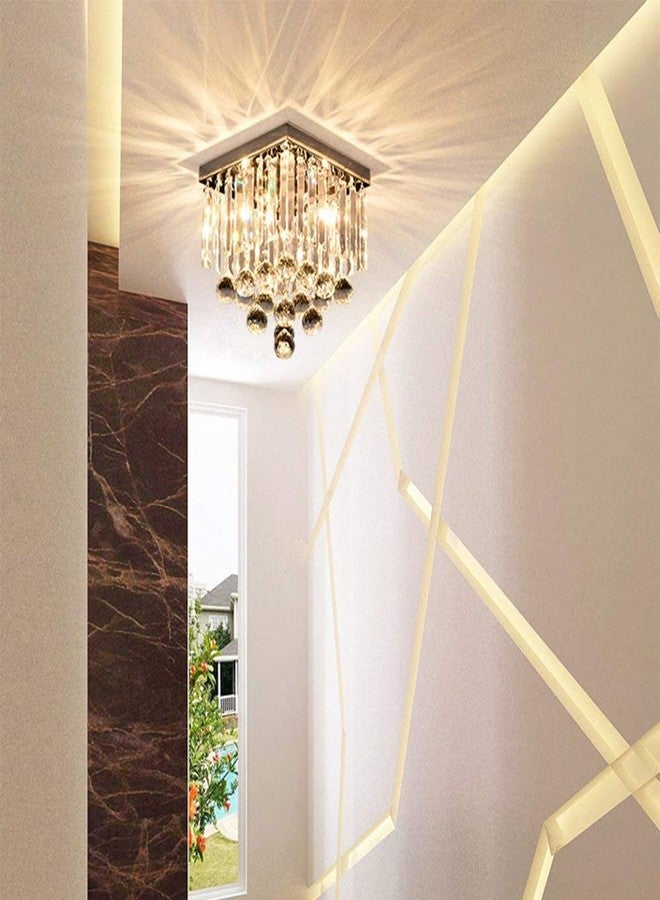 LIGHT WAVE Crystal Chandelier Modern 23cm Ceiling Lights Decorative Pendants for Living Room, Bedroom, Hall, Hotel, Bar, Resort Décor - Image 2