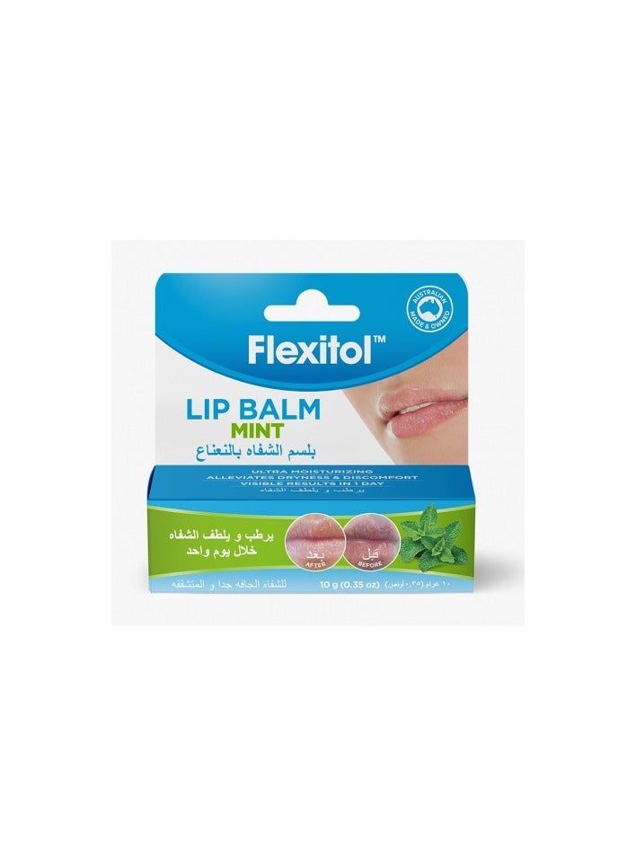 Flexitol Lip balm Mint 10g
