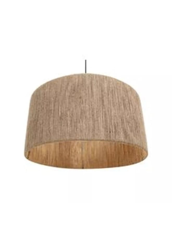 Wahag Boho Jute Canopy Ceiling Pendant Dimensions: Measures 40cm Wide x 25cm High.  - Image 1