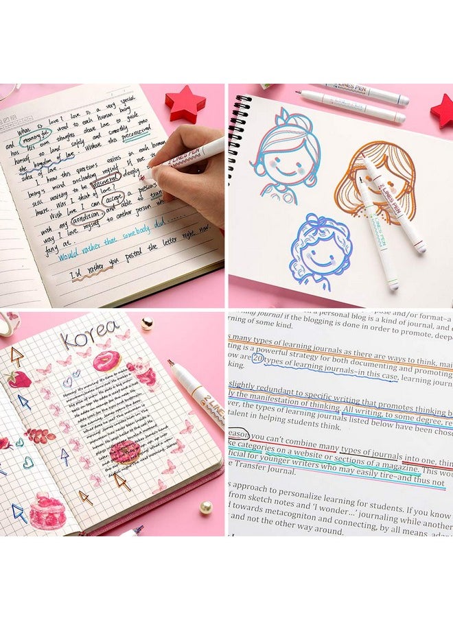 توموروتيك أقلام رسم ثلاثية الأبعاد ذات خطين ترسم خطين في نفس الوقت مع أقلام تحديد الخط المزدوج  - Image 4