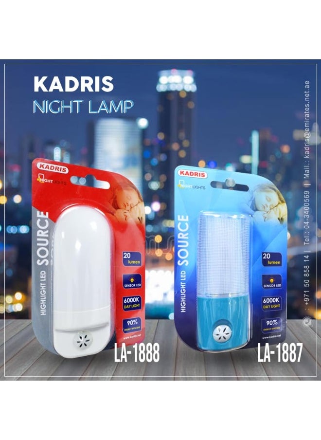 KADRIS LED Night Light Soft Lighting And Energy saving 1W for Bedroom,Kitchen, Hallway, Stairs Operating power 220V-240V with UK plug LA-1887  - Image 4