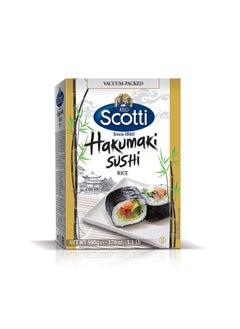 Riso Scotti Scotti Riso Hakumaki Sushi Rice Vacume 500grams 
