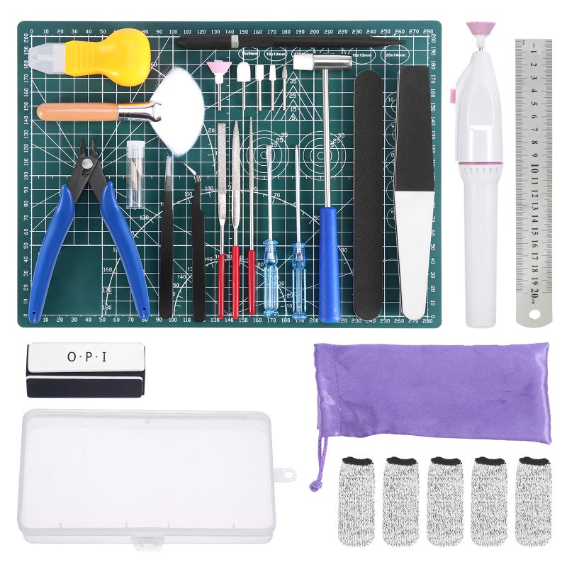 Fippy 29PCS Gundam Model Tools Kit Model Basic Tools Kit Hobby Building Tools Kit for Gundam Basic Model Assembling Building and Repairing - Image 2