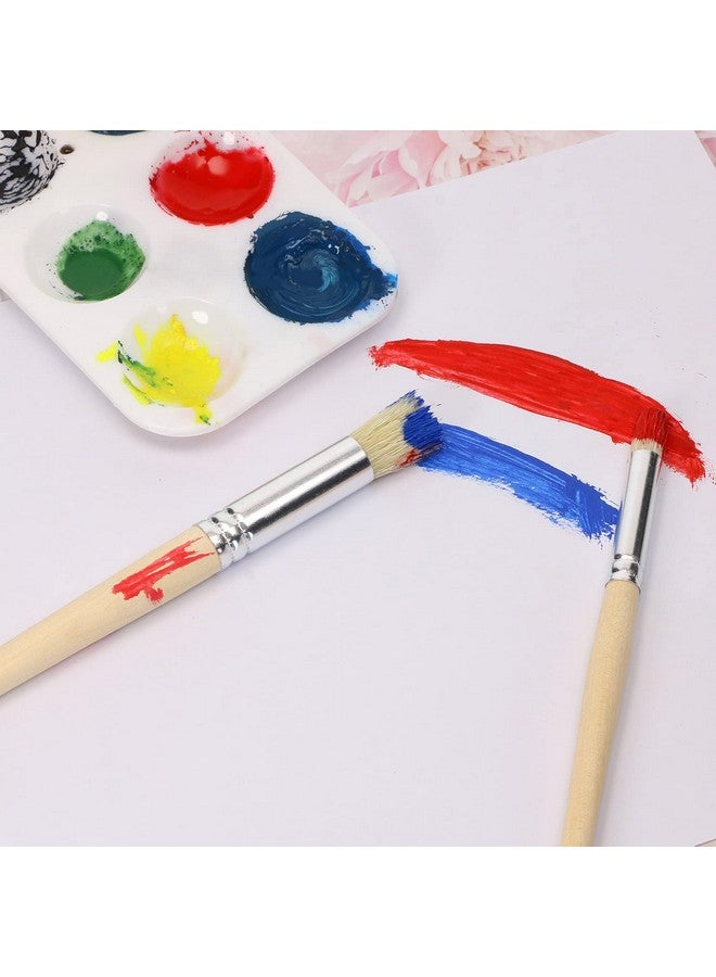 PENTA ANGEL Cil Brush Penta Angel Natural Bristle Wood Template Art Paint Brushes For Acrylic Oil Watercolor Painting On Wall Paper And Crafts Project Diy (12) - Image 4