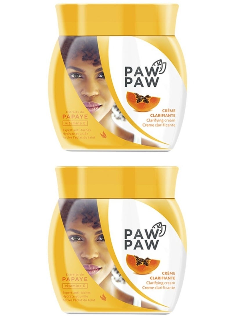 باو باو قطعتين من كريم منقي بخلاصة البابايا 120x2مل - Image 1