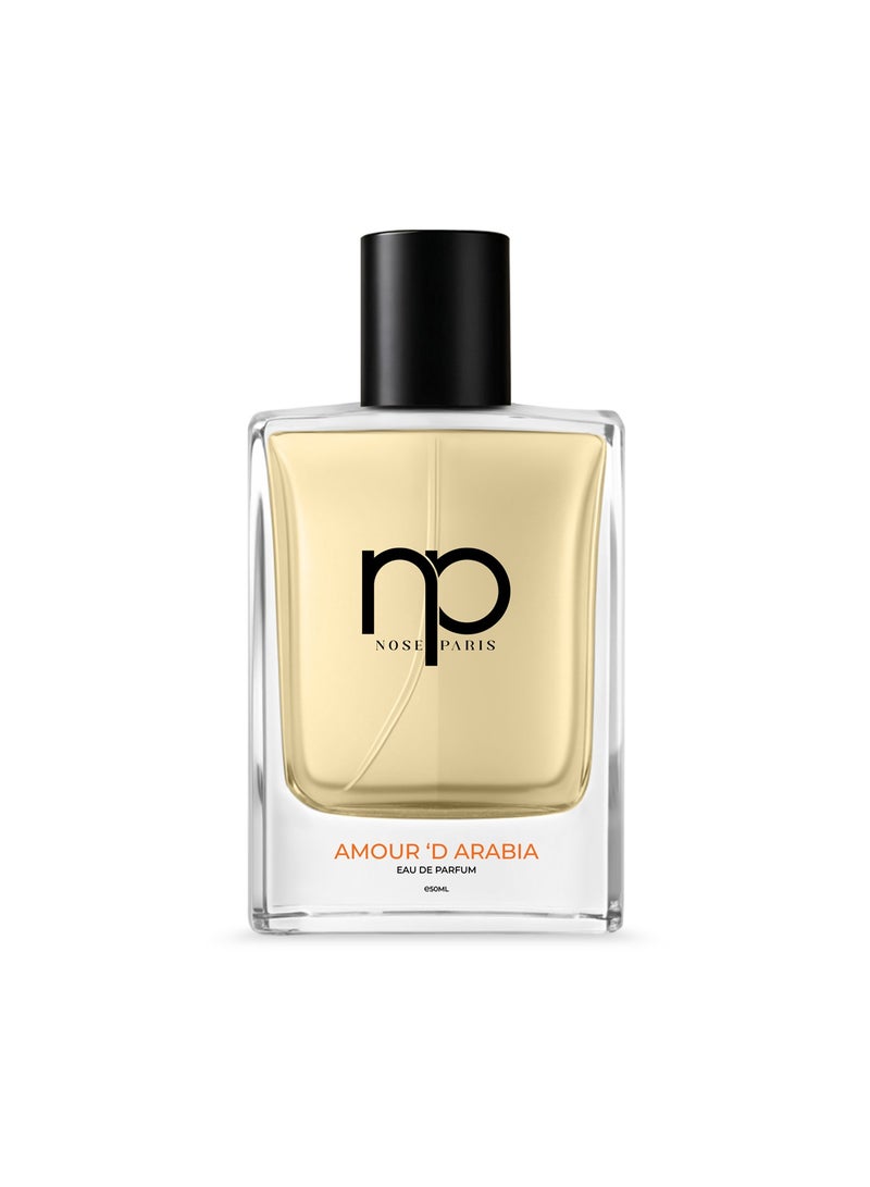 Nose Paris Amour D’Arabia (Arabian Love) for Unisex - Eau de Parfum, 50ml - Luxury Oud, Leather & Bergamot Scent - Image 2