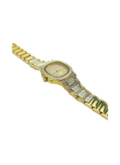 Fitron Fitron NQ6-2024 Luxury Gold Diamond Watch for Women  - Image 2