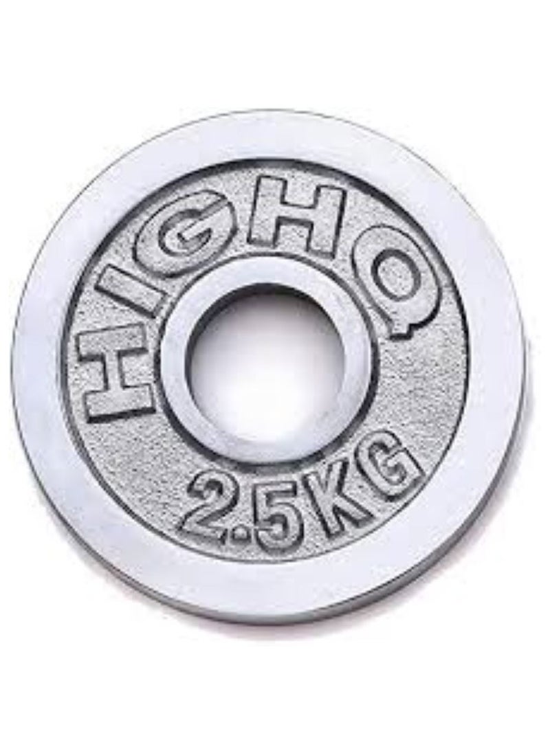 H PRO HM SPORTS Weight Plates For Barbell And Dumbbell 2.5Kg X 2  - Image 1