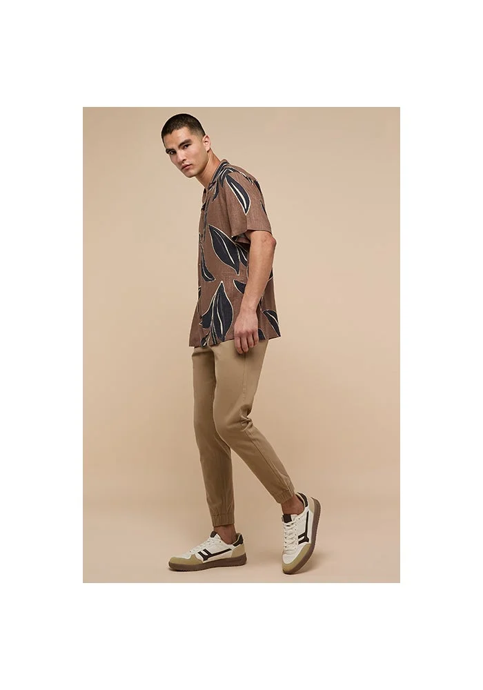 R&b Solid Jogger Pants with Drawstring Waist