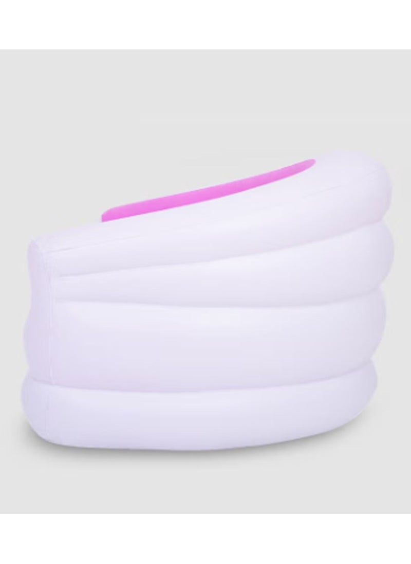 DubaiGallery Waterproof Lounge Chair Inflatable Living Room Sofa Multicolour Pink/white 94 x 83 x 76cm  - Image 4