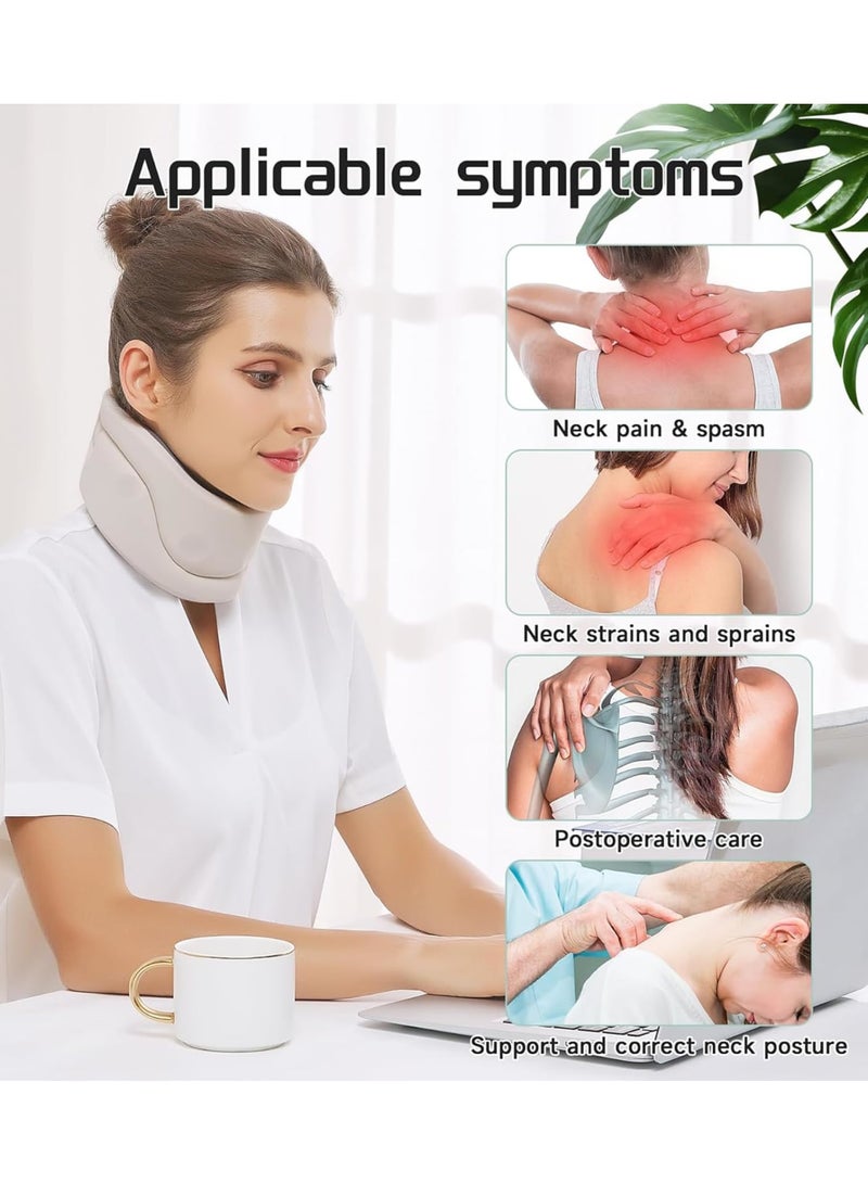 Zikra Neck Brace for Sleeping, Soft Cervical Collar, Cervicorrect Neck Brace for Neck Pain and Support, Neck Brace Cervical Collar for Women and Men, Wraps Keep Vertebrae Stable and Aligned (L) - Image 2