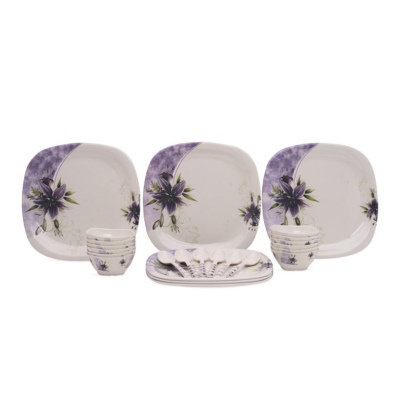 Bataniya طقم عشاء ميلامين مكون من 24 قطعة، نموذج-101 VB - Image 1