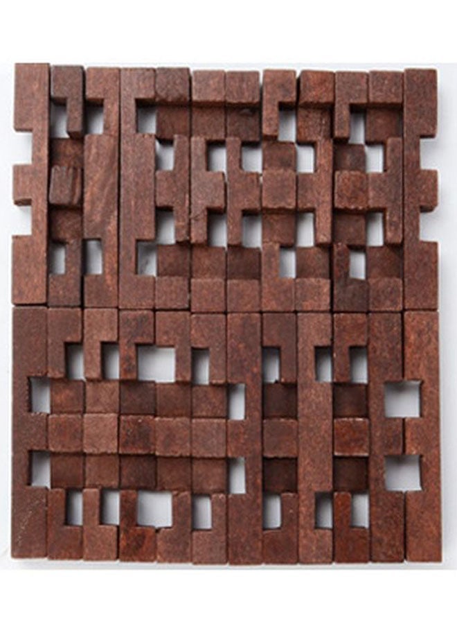 NIBEMINENT Wooden Brain Teaser Toy ABC032 7x7x7cm - Image 2