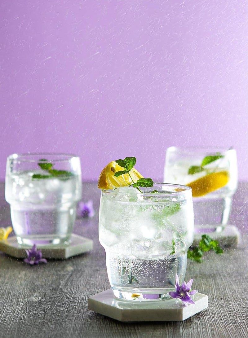 LAV GALATA 285cc Glass Set of 3 – Elegant Crystal Glasses for Water, Juice, and Cocktails - Image 2