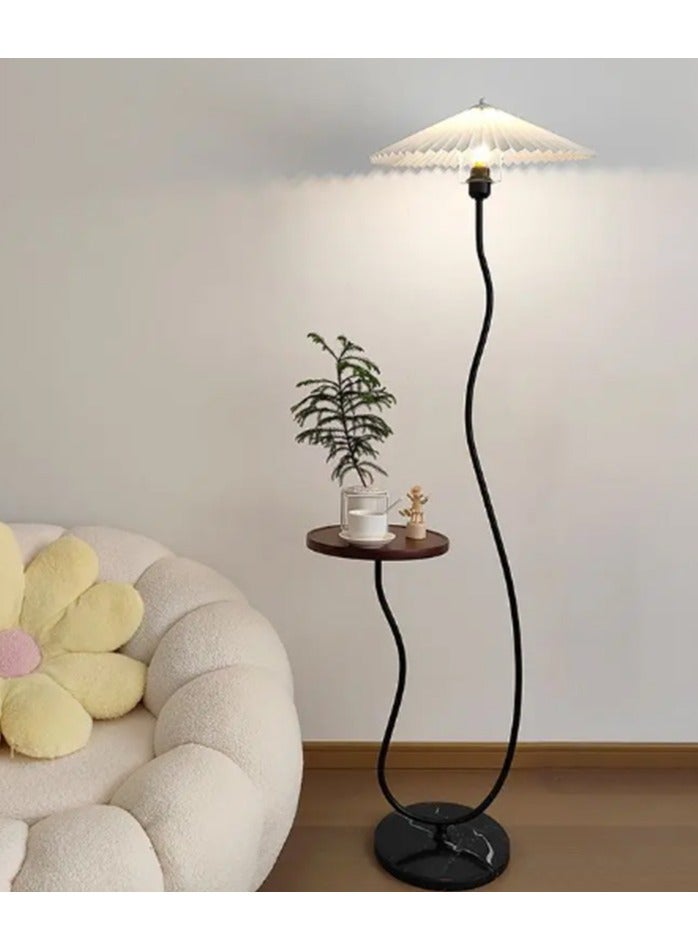 DubaiGallery Folding mdf wireless charging integrated led floor lamp living room sofa table bed headboard bedroom lamps ambient lights - Image 2