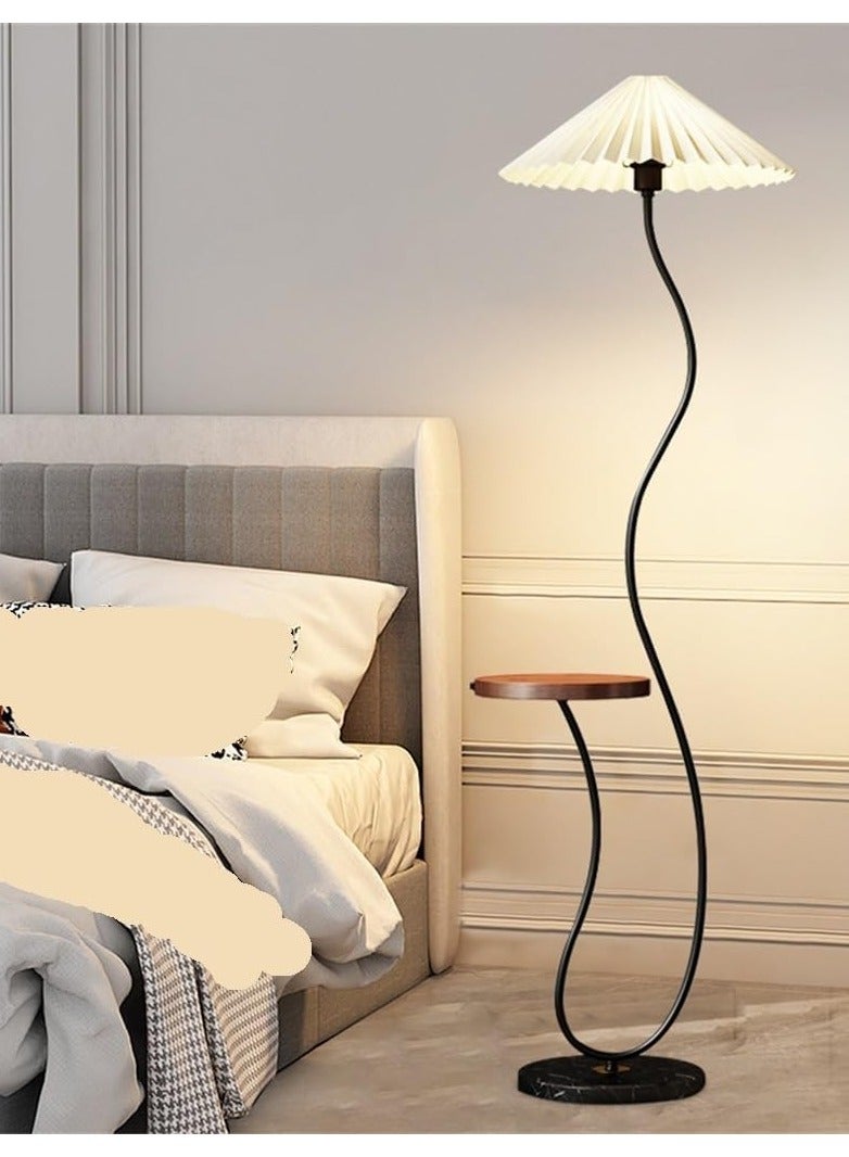 DubaiGallery Folding mdf wireless charging integrated led floor lamp living room sofa table bed headboard bedroom lamps ambient lights - Image 4