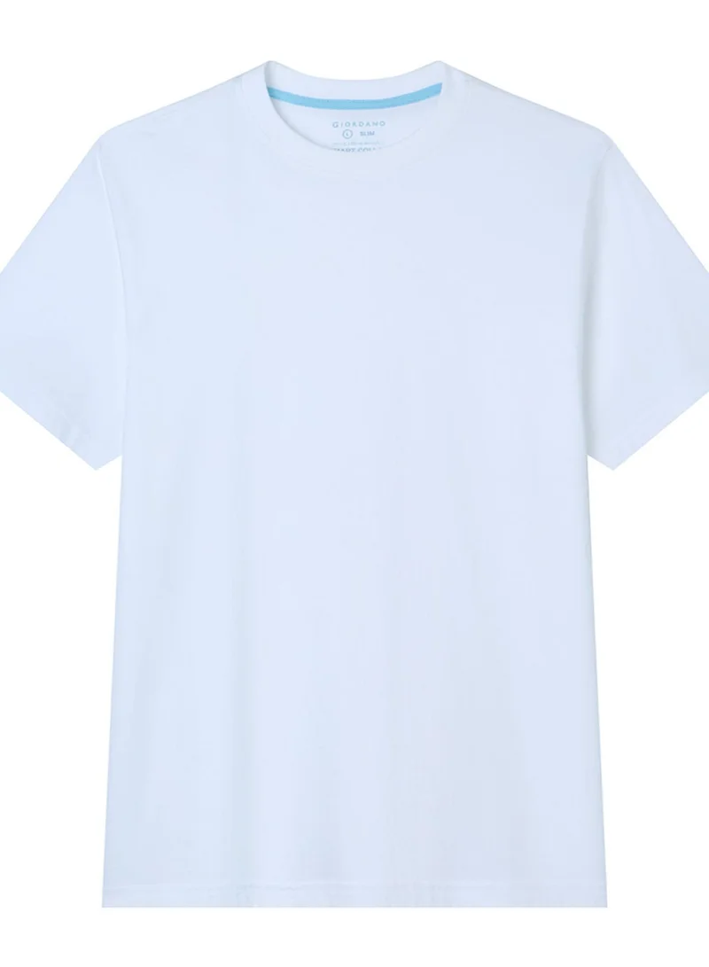 Giordano  Men’s Slim Fit Cotton Crew Neck Tee for Men | Best Price UAE