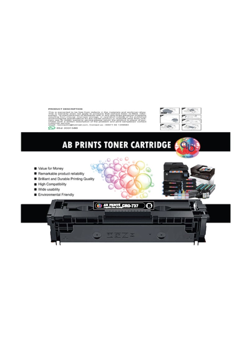 201A / CF 400A BLACK ABPRINTS COMPATIBLE TONER used for HP Color Laserjet Pro M252dw,M252n,MFP M274n,MFP M277dw,MFP M277n Printers 
