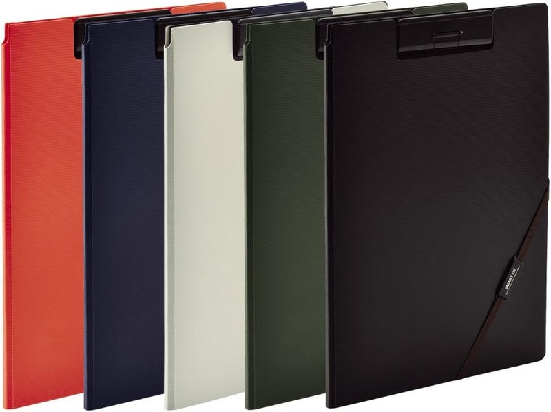 LIHITLAB F7560-22 Binder Clip File Multi-Function A4 Olive - Image 1