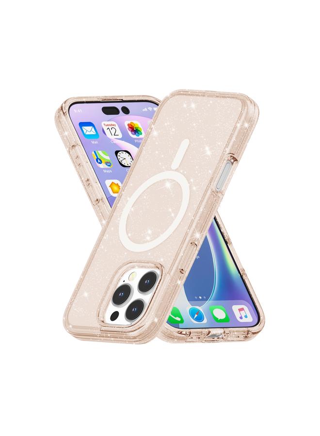 erorex Case For iPhone 16 Pro Max Terminator Style Glitter Powder MagSafe Magnetic Phone Case - Image 5