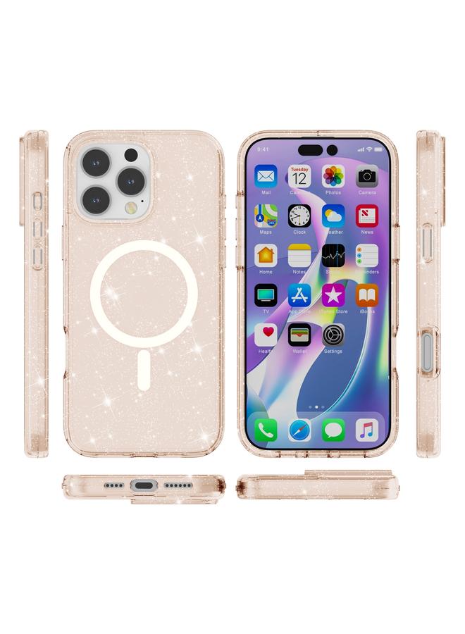 erorex Case For iPhone 16 Pro Max Terminator Style Glitter Powder MagSafe Magnetic Phone Case - Image 2