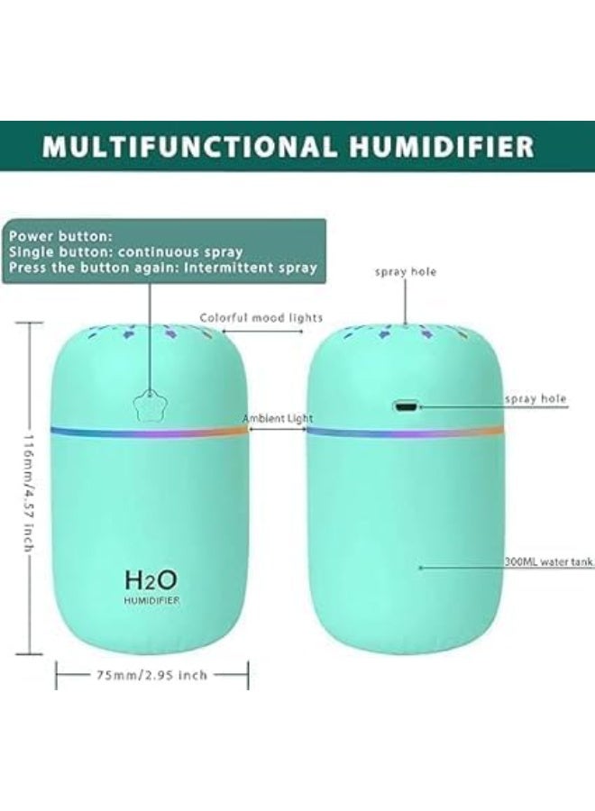 Portable and compact air humidifier with USB port for car or home - Image 2