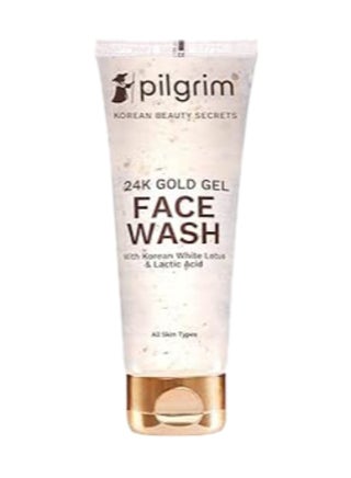 24k Gold Gel Facewash with Korean White Lotus And Lactic Acid 80ml  Face wash for glowing skin  Reduce dark spot and improves skin texture  Removes dullness  For All Skin Types - pzsku/ZE5F2081F99A3A1B9C899Z/45/1746509596/f56167b6-9ad1-401b-8ea1-ea2d5efd7676