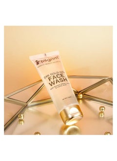 PILGRIM 24k Gold Gel Facewash with Korean White Lotus And Lactic Acid 80ml  Face wash for glowing skin  Reduce dark spot and improves skin texture  Removes dullness  For All Skin Types  - Image 2