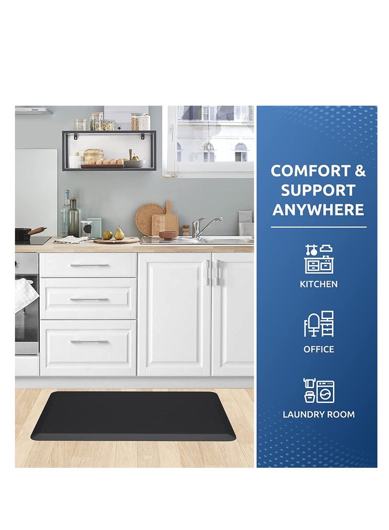 Kitchen Mat Cushioned Anti Fatigue Kitchen Rug Waterproof Non Slip Kitchen Rugs and Mats Standing Desk Mat Comfort Floor Mats for Kitchen House Sink Office