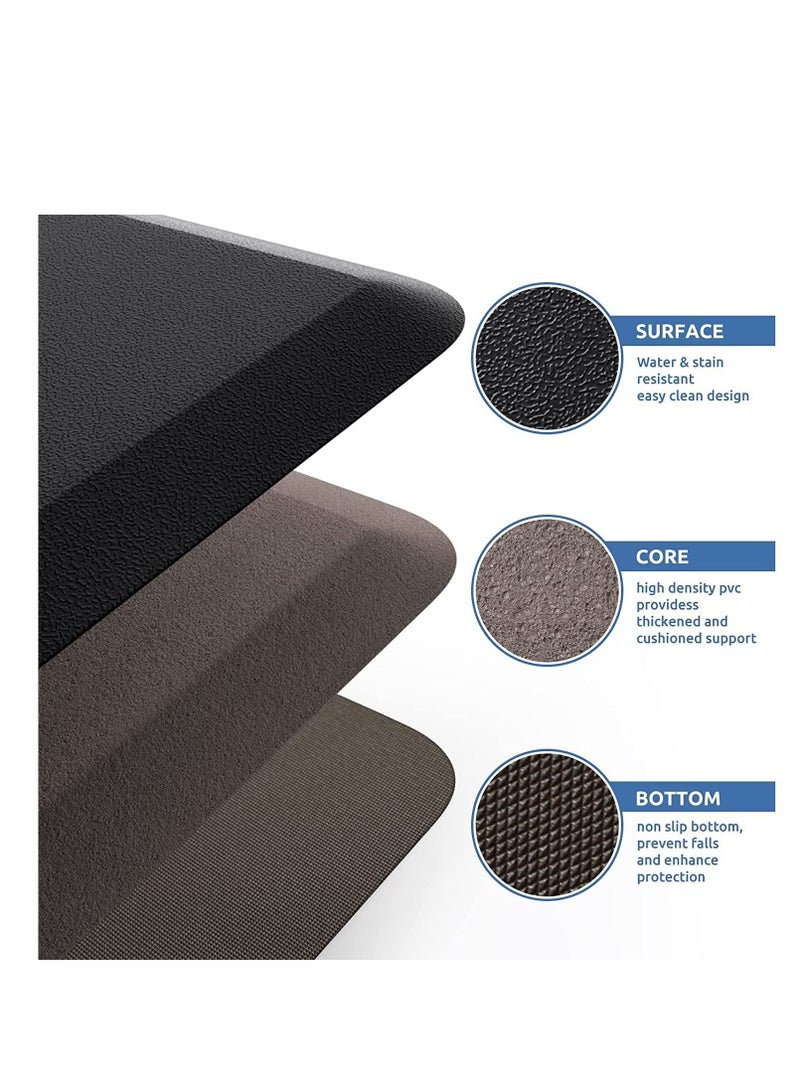 Kitchen Mat Cushioned Anti Fatigue Kitchen Rug Waterproof Non Slip Kitchen Rugs and Mats Standing Desk Mat Comfort Floor Mats for Kitchen House Sink Office